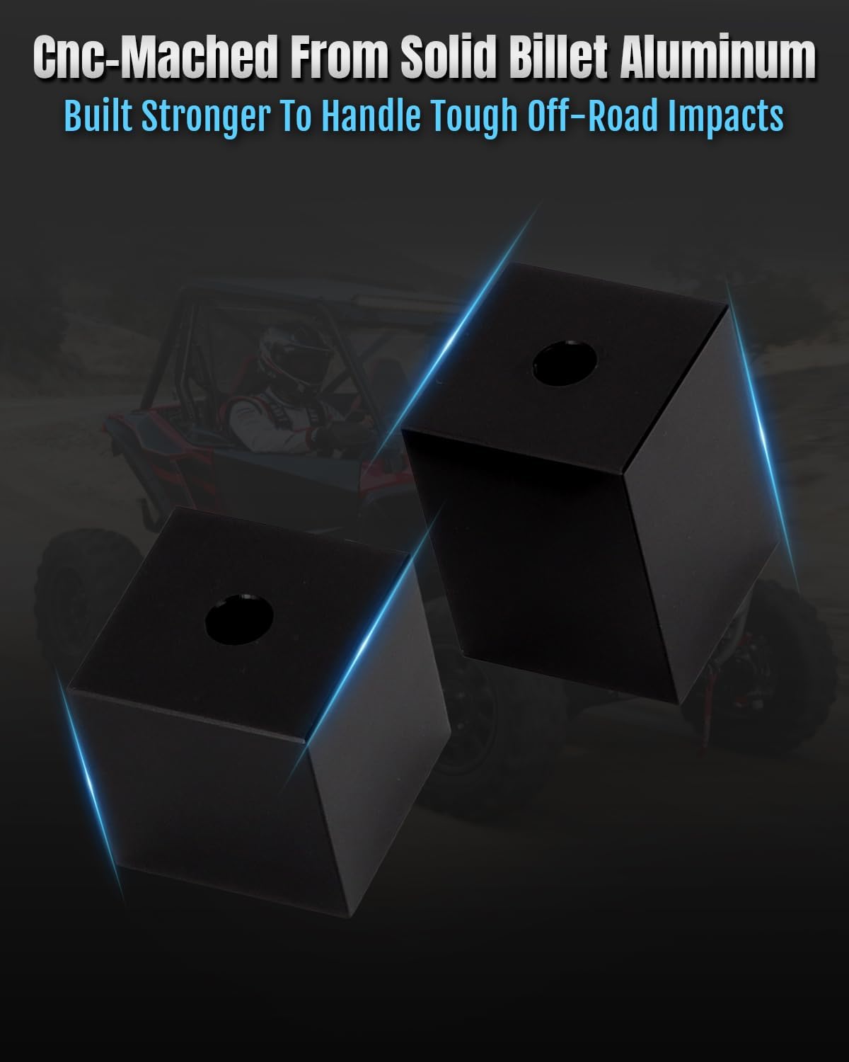 Seat Riser Kit, 1" Billet Aluminum Lift for Honda Talon 1000X 1000R Driver Side Only (2019-2025) - Enhanced Comfort & Legroom