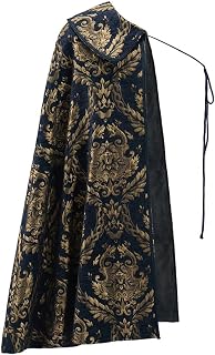 Tudor Cape Men Medieval Renaissance Costumes Noble Tudor King Costume Cape Ren Faire Half Shoulder Cloak