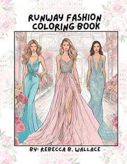 Runway Fashion Coloring Book