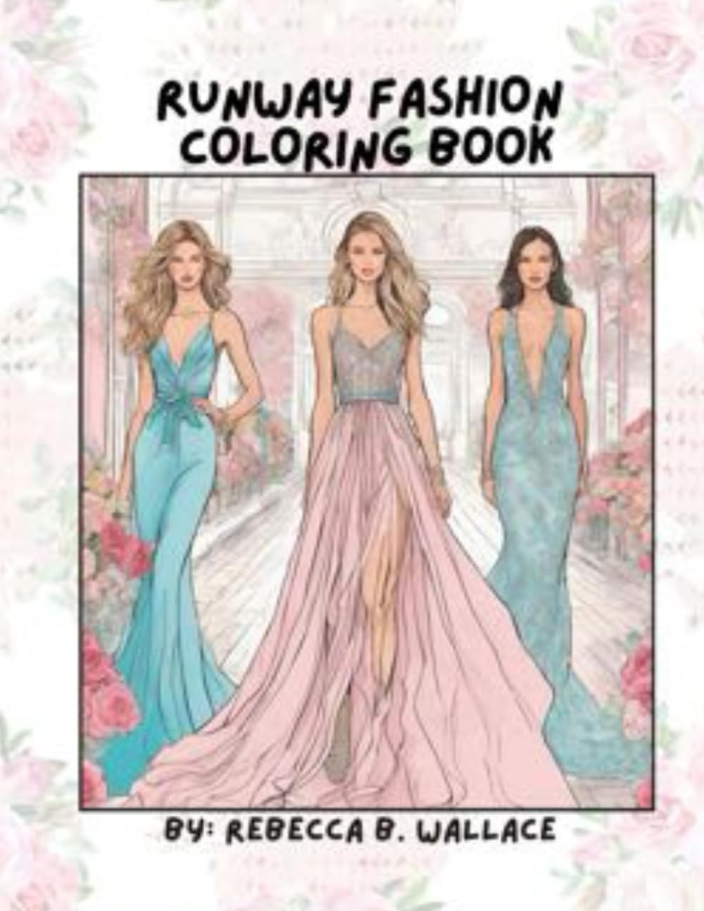 Runway Fashion Coloring Book