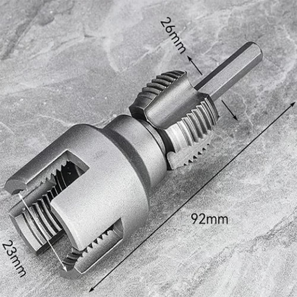 Outil De Filetage De Tuyau 1/2 Pouce – Pour Perceuse électrique, Acier Carbone