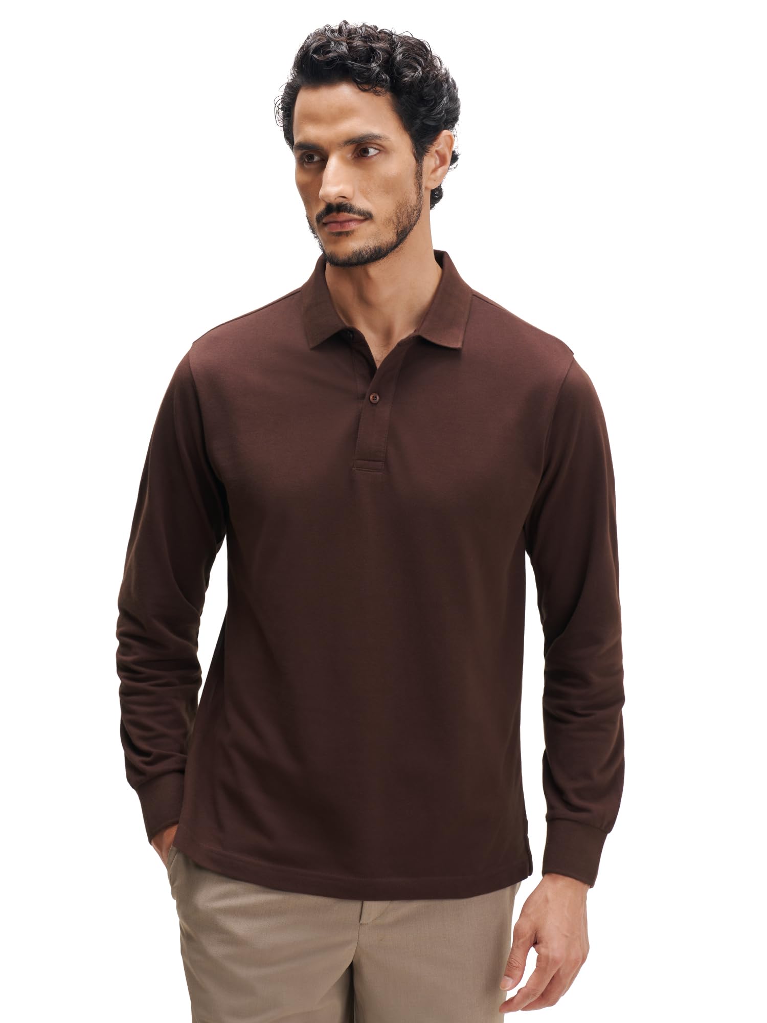 xyxx Men's Solid Cotton Polo T-Shirt | Polo Neck Tshirts | Full Sleeves | Solid-Regular Fit-picture-32