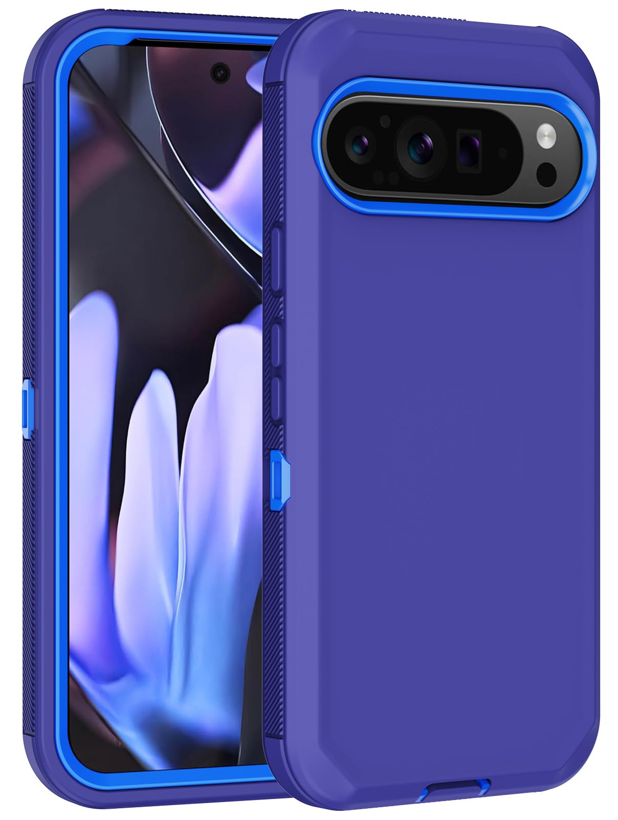 Aimoll-88 for Google Pixel 9 Pro XL Case with Built in Screen Protector Heavy Duty Military Grade Drop Protection, Full Body Shockproof Protective