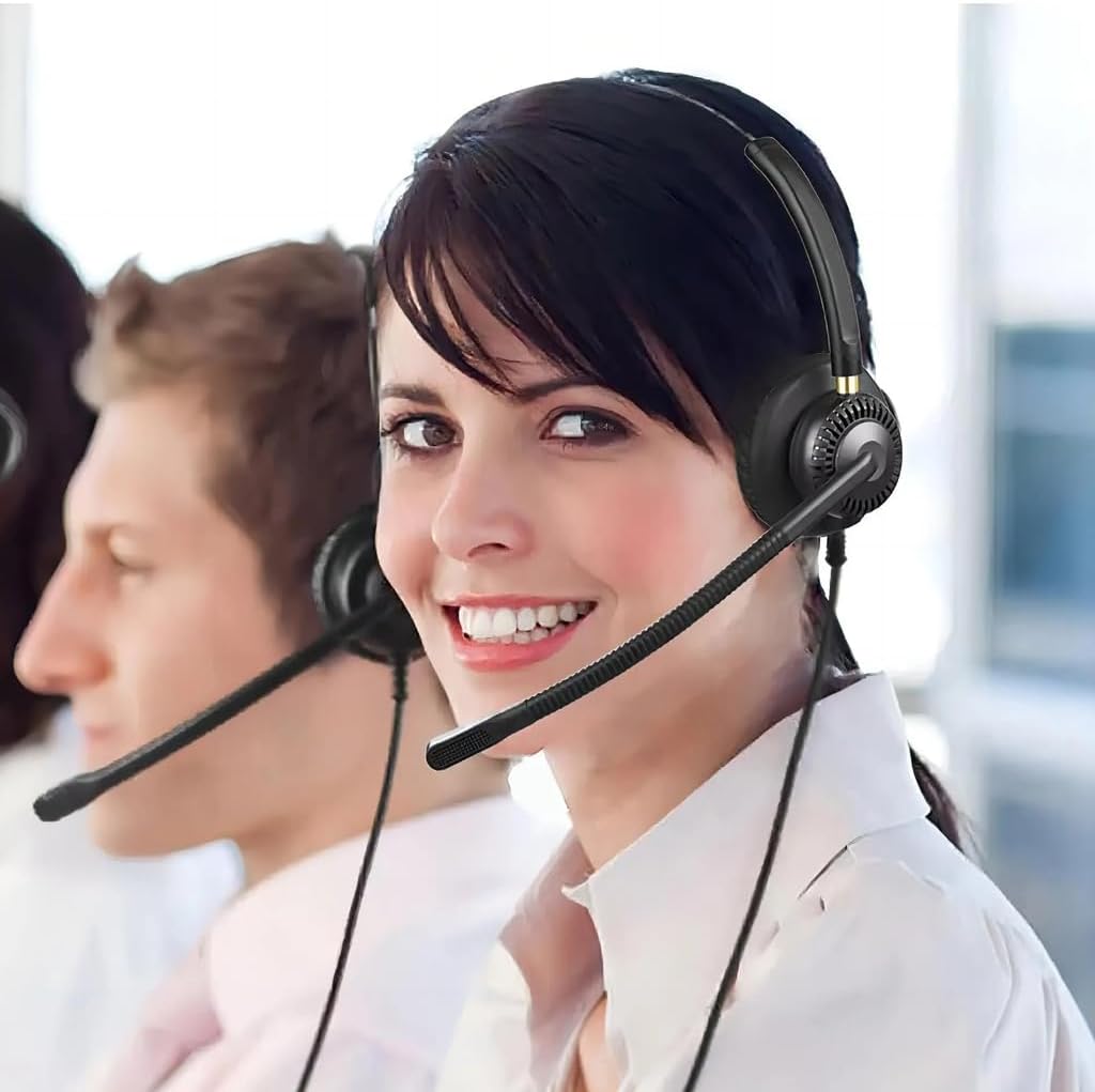 CF71 Single Ear Headset HandsFree Headset with Integrated Microphone Universal