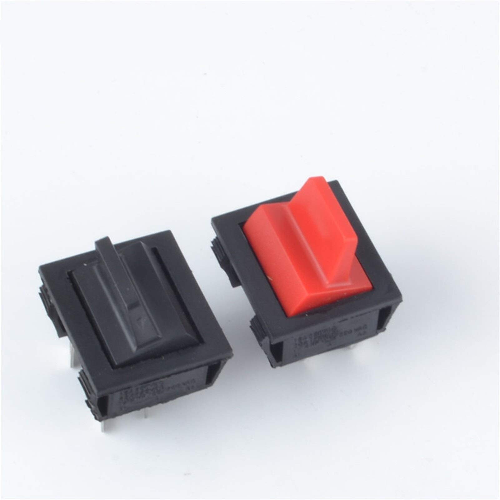 Interrupteur à bascule AHLOKI bipolaire 4 broches ON-OFF 15A 250VAC en couleurs mixtes lot de 2