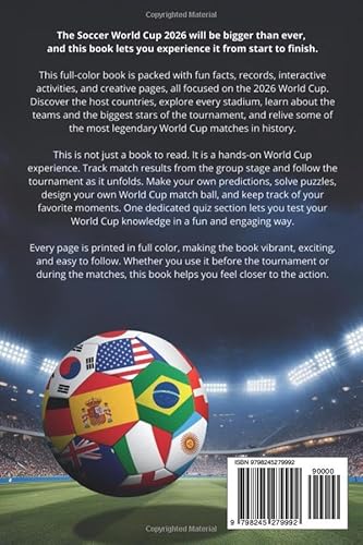 image for The Ultimate World Cup 2026 Book - Soccer for Kids & Teens: Everything