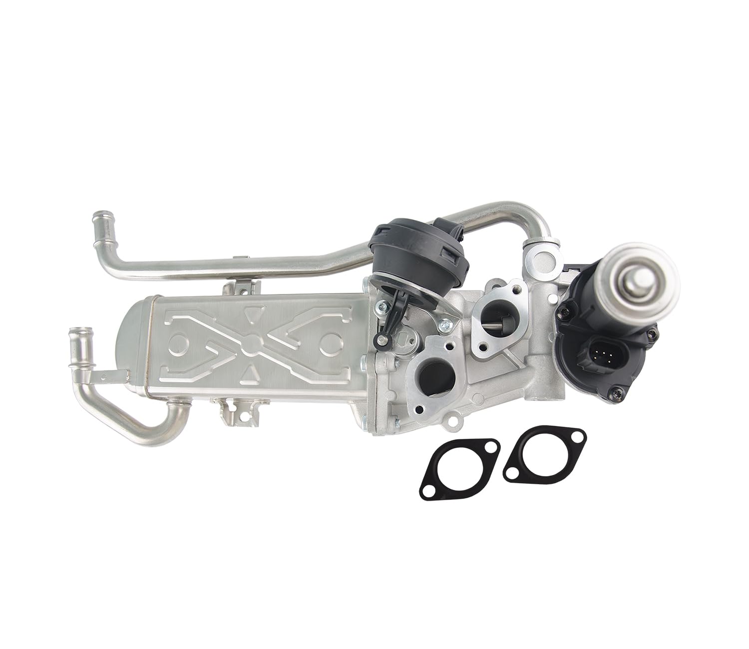 Valvole EGR con nera guarnizione per Praktik (5J),Ibiza V,A1,A3 (8P1)(8PA),1.2TDI,1.6TDI, 03L131512AN 03L131512AS 03L131512BK 03L131512BH 03L131512CE 03L131512CG 03L131512M 03L131512DP