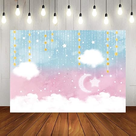 Amazon Com Twinkle Twinkle Little Star Gender Reveal Backdrop Pink Or Blue Baby Shower Photography Background 7x5ft Glitter Star Moon Clouds Boy Or Girl Newborn Baby Birthday Party Decorations Photo Booth Props Amazon Com Twinkle Twinkle Little Star Gender Reveal Backdrop Pink Or Blue Baby Shower Photography Background 7x5ft Glitter Star Moon Clouds Boy Or Girl Newborn Baby Birthday Party Decorations Photo Booth Props