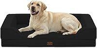 Vista 56 de Camas ortopédicas para perros de tamaño grande, cama grande de espuma viscoelástica impermeable para mascotas con lados de 36 x 27 pulgadas