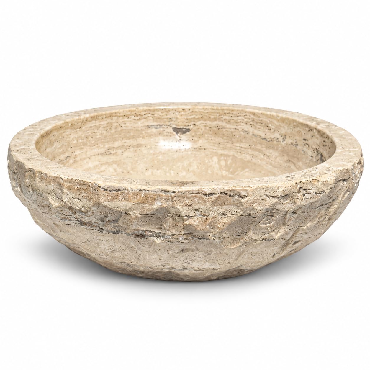 Photo 1 of Shades of Nature Travertine Vessel Sink