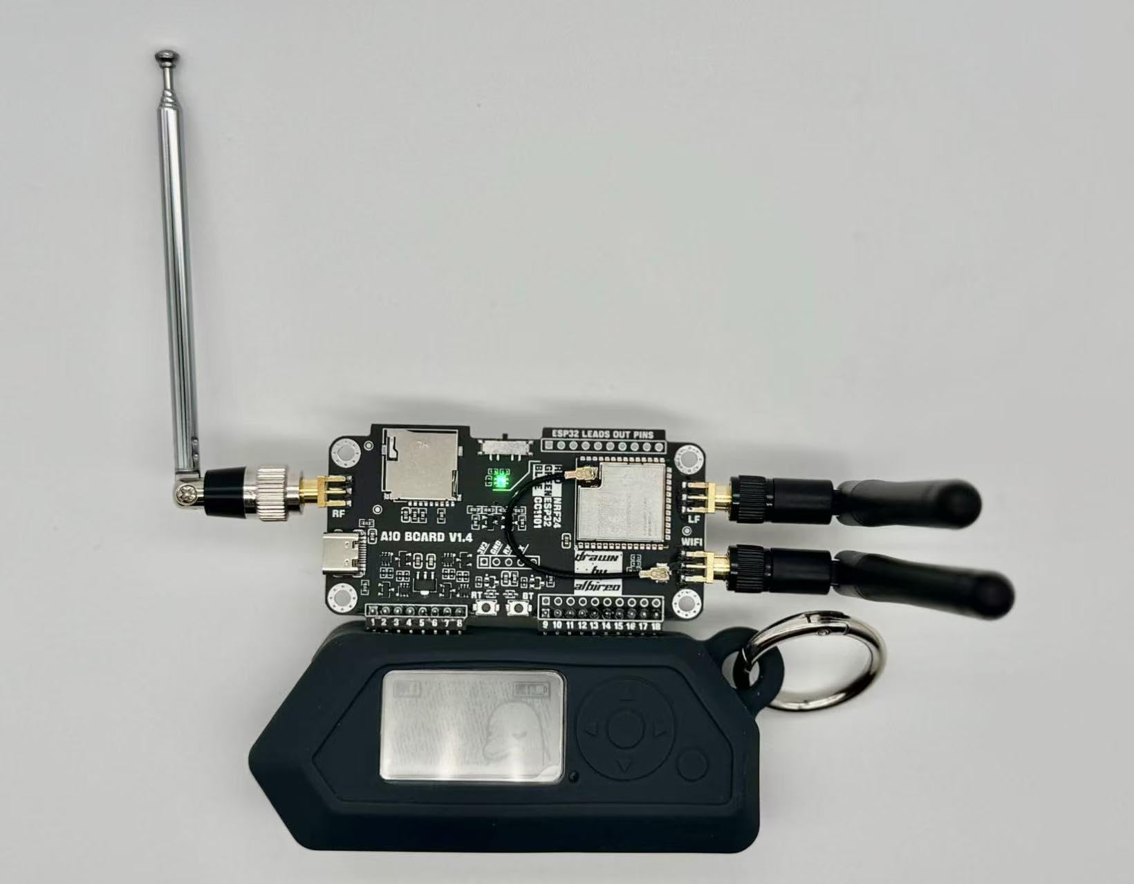 for Flipper Zero Modification Module,2.4G Module Expansion Board Support NEF Sniffer/Mousejacker, CC1101 Module,Module Accessories WiFi Multiboard