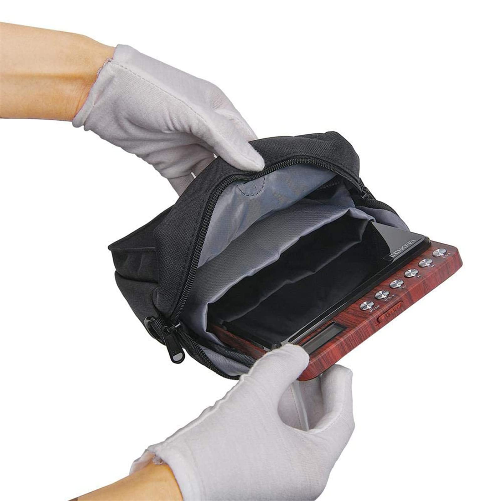 Tragbare CD Player Tasche,CCHKFEI Wasserdicht DVD Laufwerk Tasche Handtasche Multipurpose CD Player Fall Mini Umhängetasche Große Kapazität CD Player Tasche Passend für CD Player