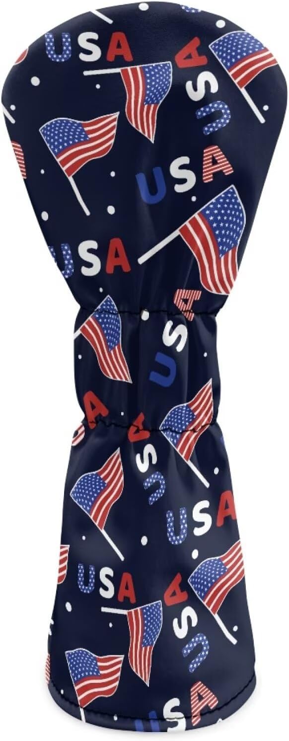 Rnyleeg Funny Golf Club Head Covers Driver Head Cover 3/5 Wood Headcover Hybird Headcovers Golf Accessories for Women Men