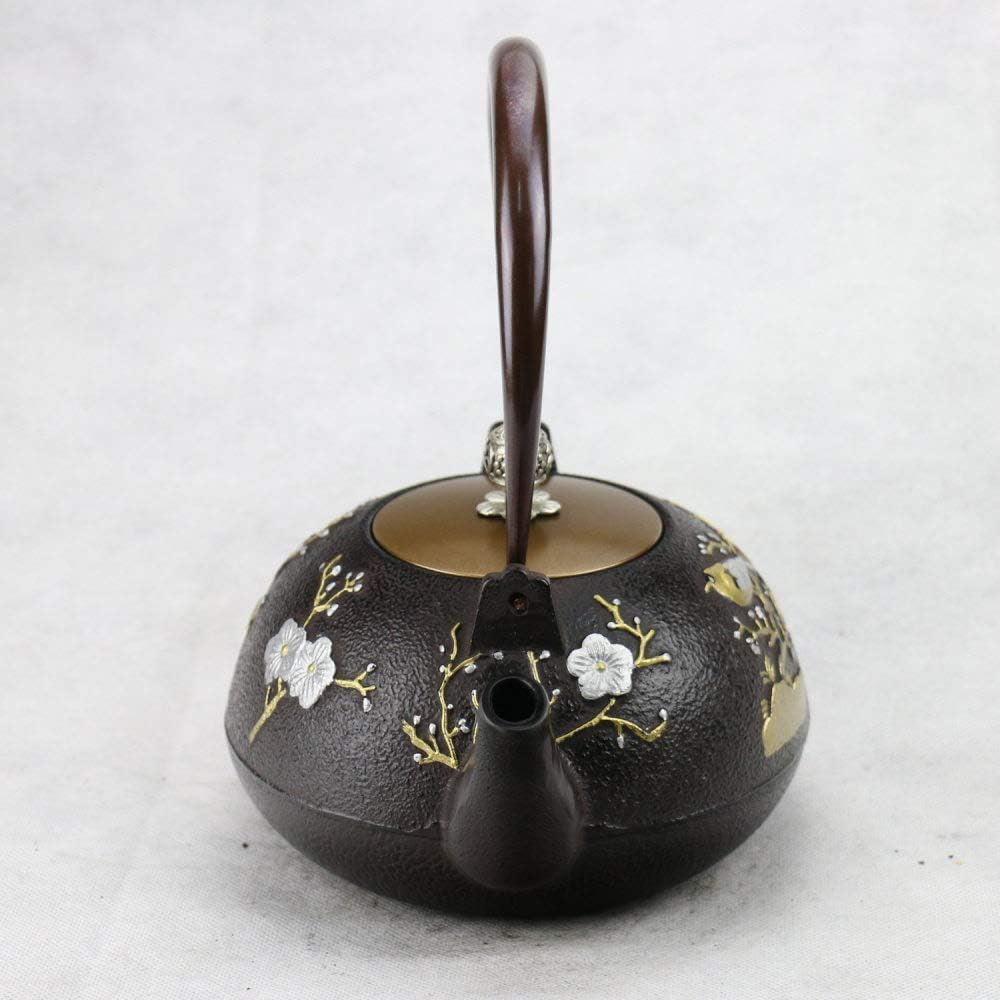 Teiera Giapponese Bollitore Per Teiera In Ghisa Giapponese Teiera Bollitore Per Personalità Creativa Teiera Da 1200 Ml / 1,2 Litri Per La Casa Teiera Cinese