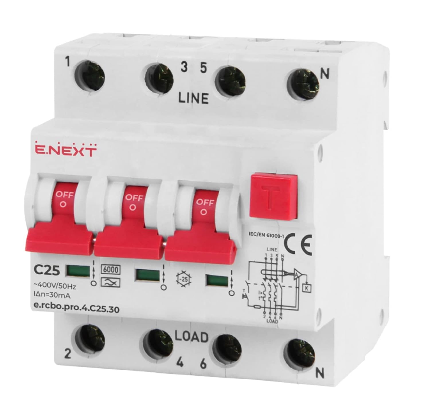 FI/LS-SCHALTER RCBO 30MA 6kA Kombination RCBO FI-Schalter LS-Schalter B FI/LS-SCHALTER RCBO 30MA 6kA Kombination RCBO FI-Schalter LS-Schalter B