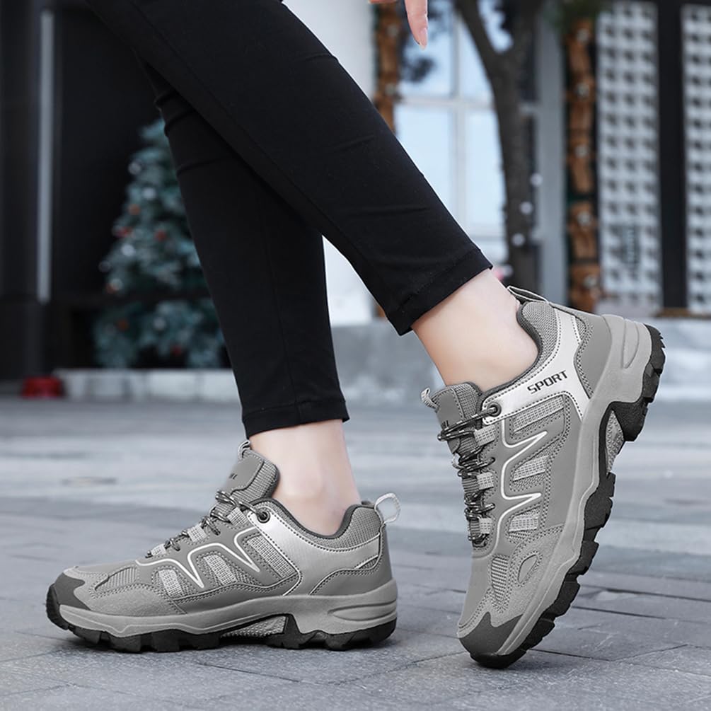 Wanderschuhe Herren Damen Wasserdicht Leicht Wanderstiefel Outdoorschuhe rutschfeste Kletterschuhe Wanderhalbschuhe Atmungsaktiv Trekking Hiking Schuhe (Was-A18, 43EU)