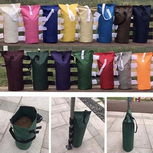 4 Pack Hercules Heavy Duty Pop Up Gazebo Sand Bag Leg Weights 21 Colours Available (Dark green)