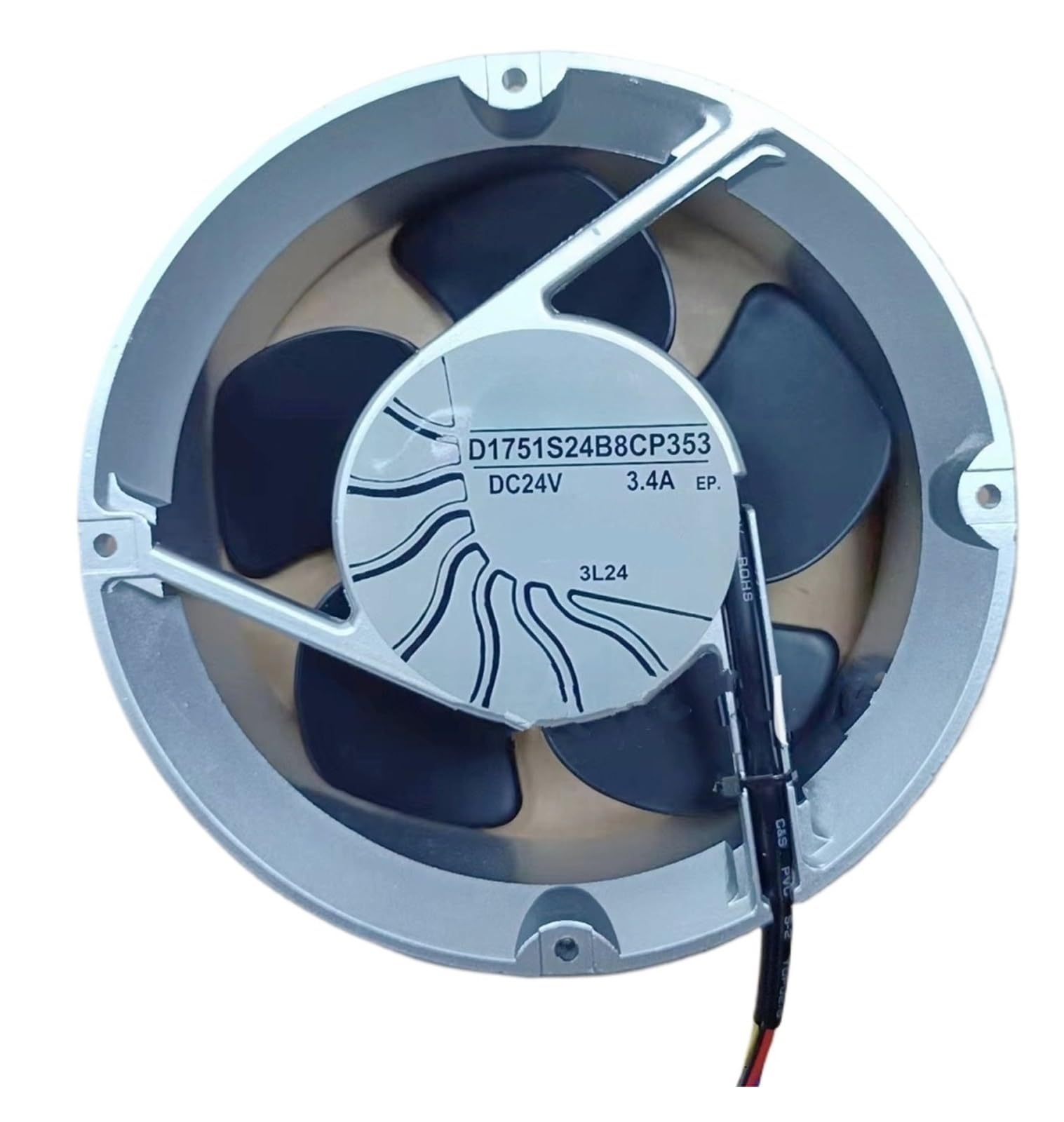Ventilateur à onduleur de précision D1751S24B8CP353 DC24V pour système critique