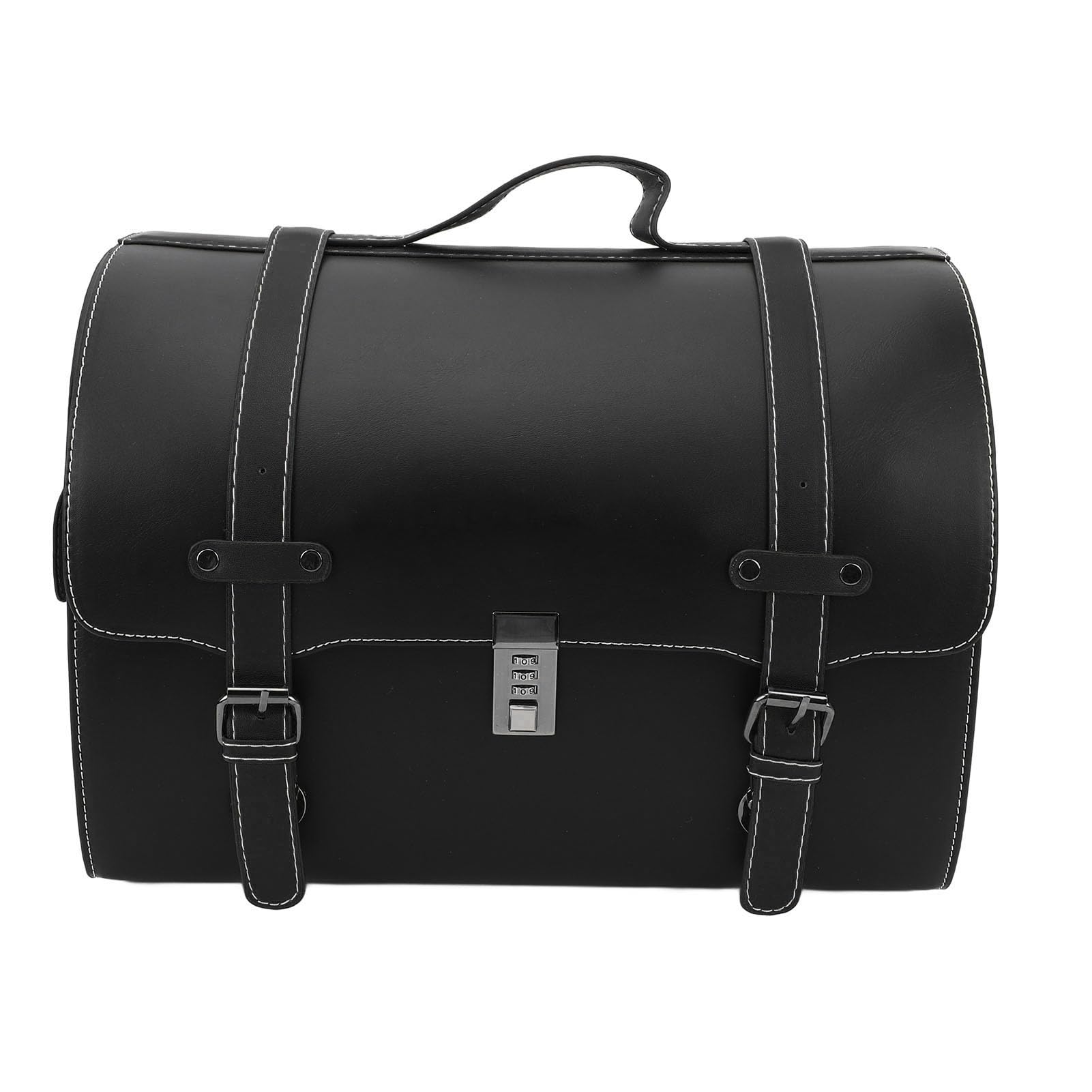 Tbest Heckbeutel Wasserfest 29,5 L Heck -Trunk -Gepäck mit Kombinationschloss für Scooter -Elektrofahrzeuge, Stilvolles Design (BLACK)