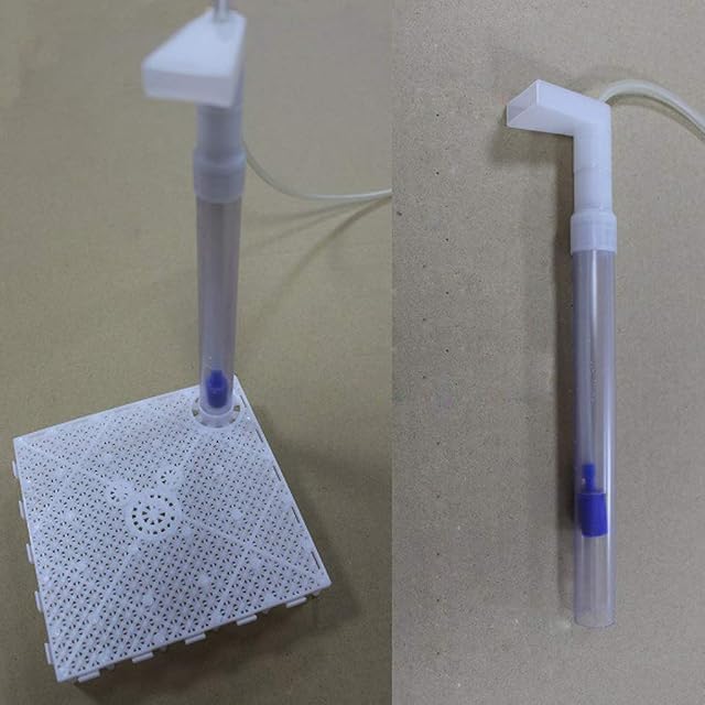 Foto 7 de 8 de Paowsietiviity Accesorios para placa de filtro inferior de acuario, tubos de intubación de grava