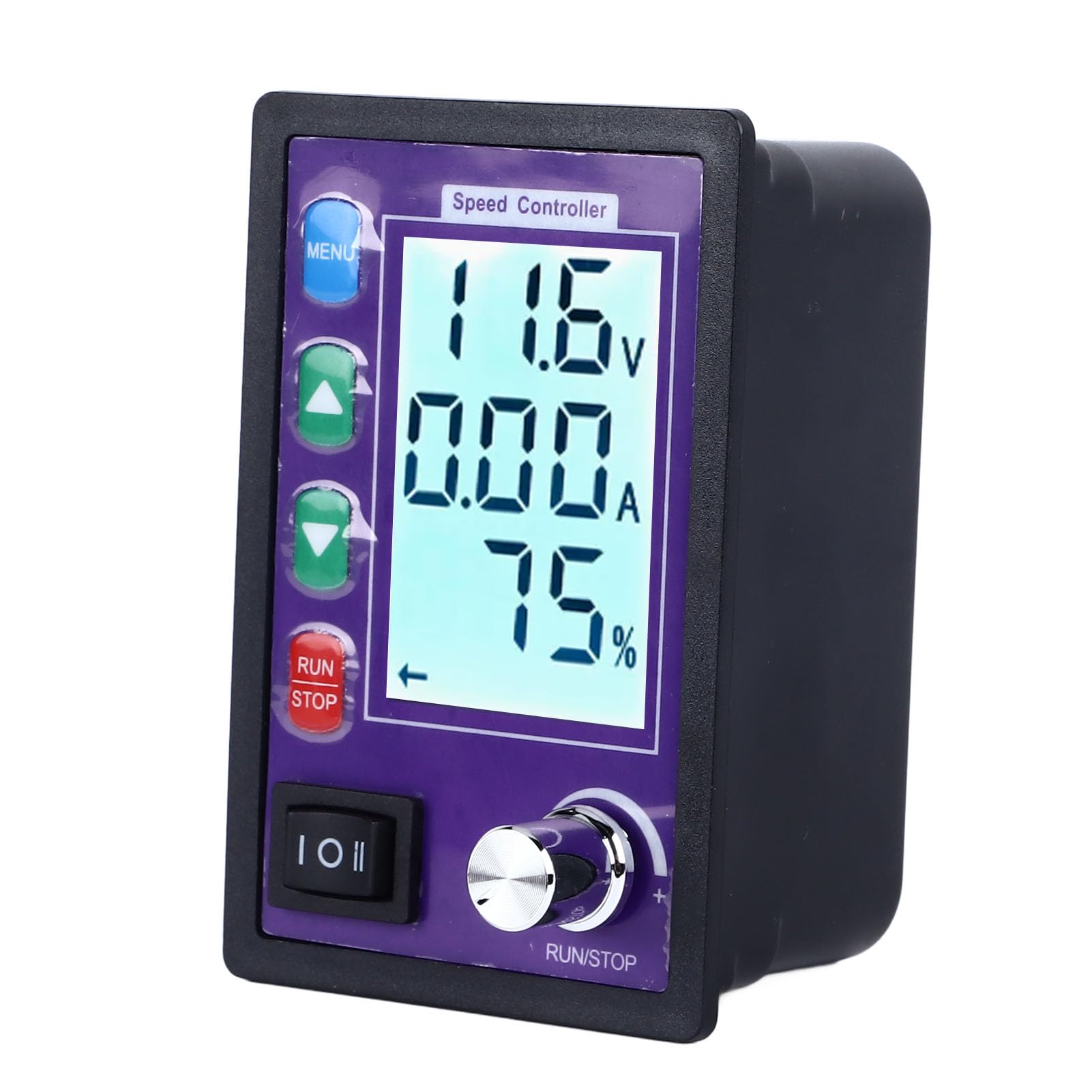 Controller per motore DC Mtlavishness con telecomando wireless, funzione reversibile CW CCW, monitoraggio della corrente in tempo reale, display LCD trasparente, controllo tramite