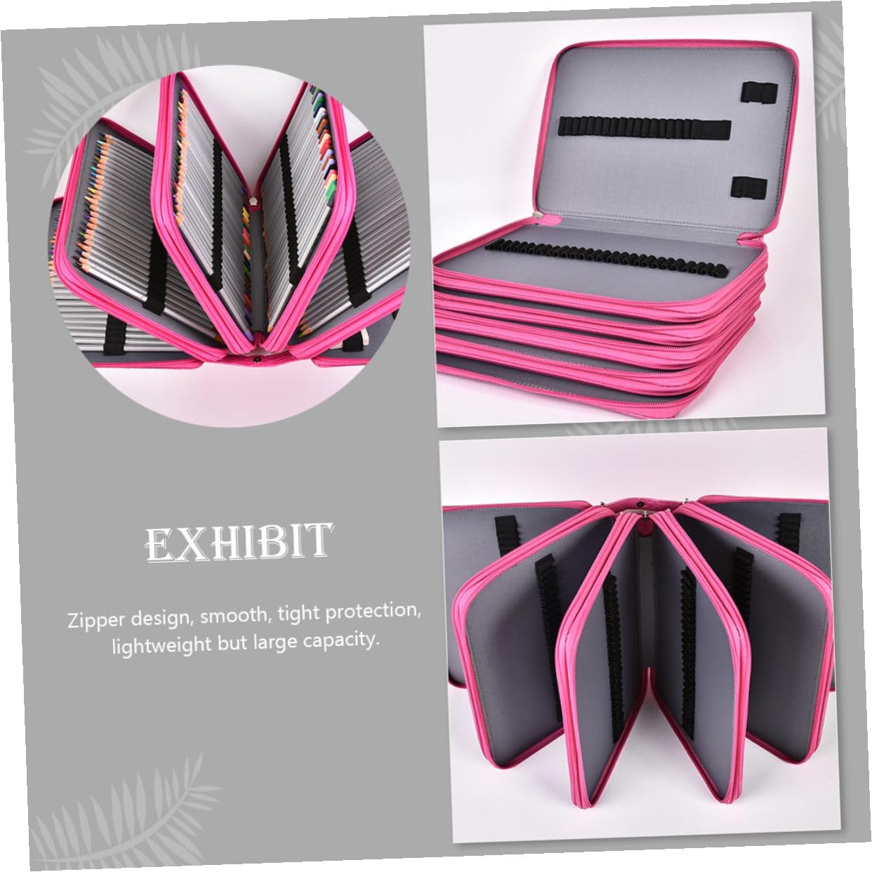 Ipetboom Astuccio per Matite Creativo Astuccio per Cancelleria Multiuso per Scuola Realizzato in Materiale di Cerniera Elegante e Resistente per Organizzare Penne Matite e Altri Oggetti