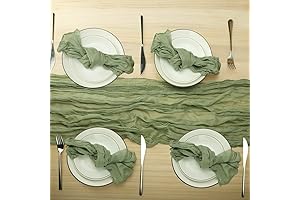 Sage Green Table Runner and Napkin Sets: Chic Elegance for Every Occasion