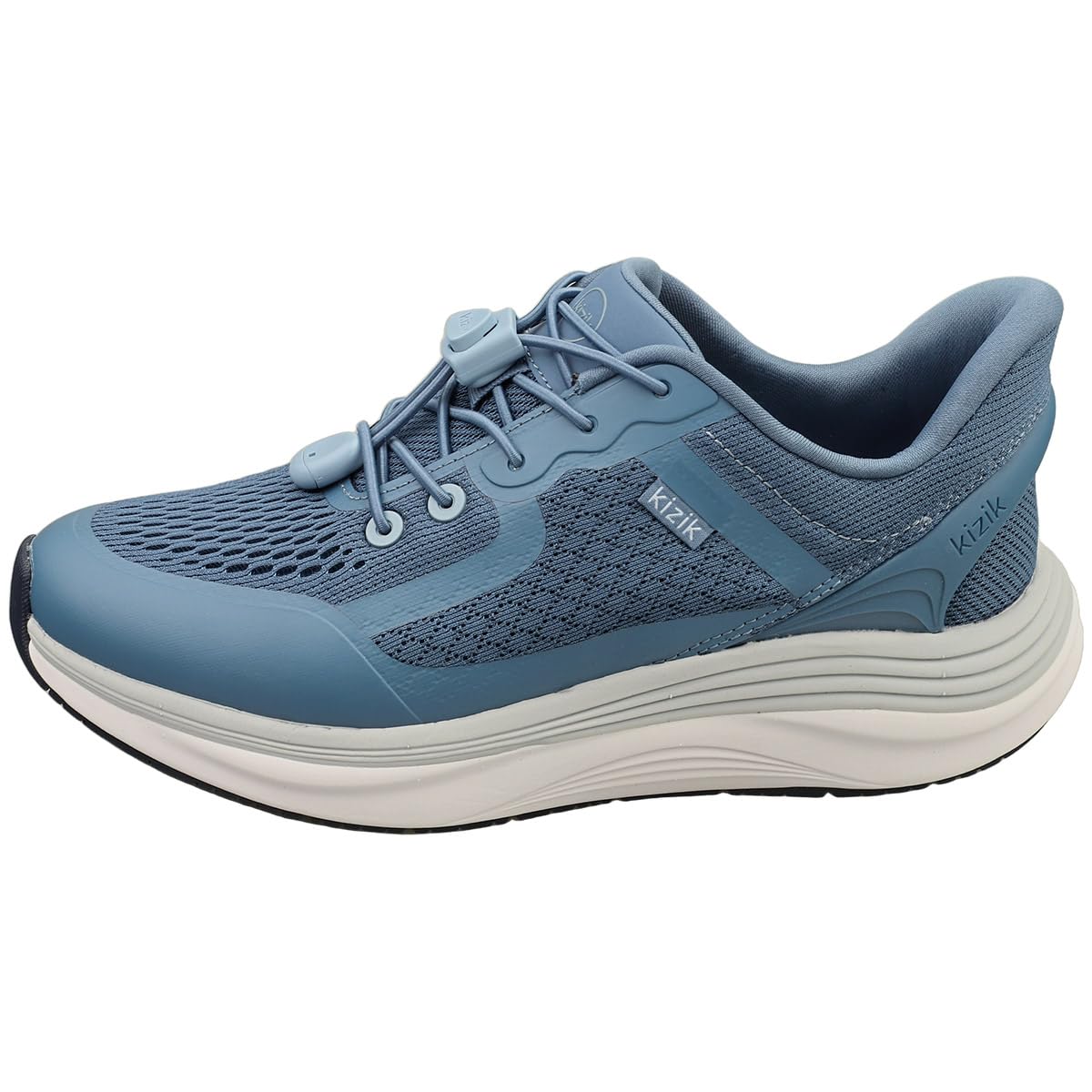Kizik Tenis de meter: London - Cómodo uso durante todo el día, comodidad manos libres, parte superior de malla transpirable, zapatos para caminar para mujer con soporte de arco - Ancho regular para