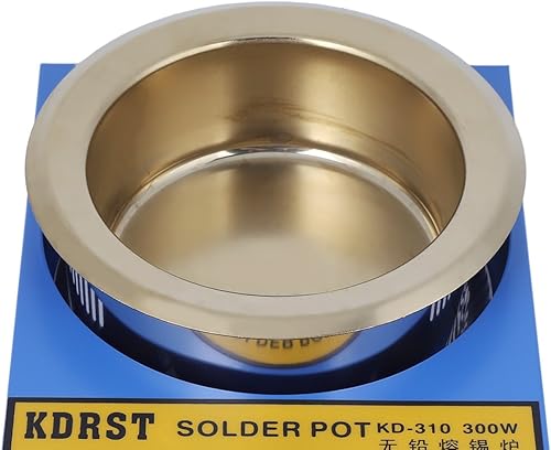 Miniatura 6 de 300W 3.937 in Ollas de soldadura libre Equipo de soldadura soldadura Olla Soldadura Desoldadura Placa de baño 392.0-842.0 F (110 V enchufe de EE.