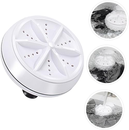 Miniatura 7 de VALICLUD Portable Mini Turbine Washer with Vibration Deep Cleaning USB Powered Travel Washing Machine for Lightweight Clothes Socks and Fruits