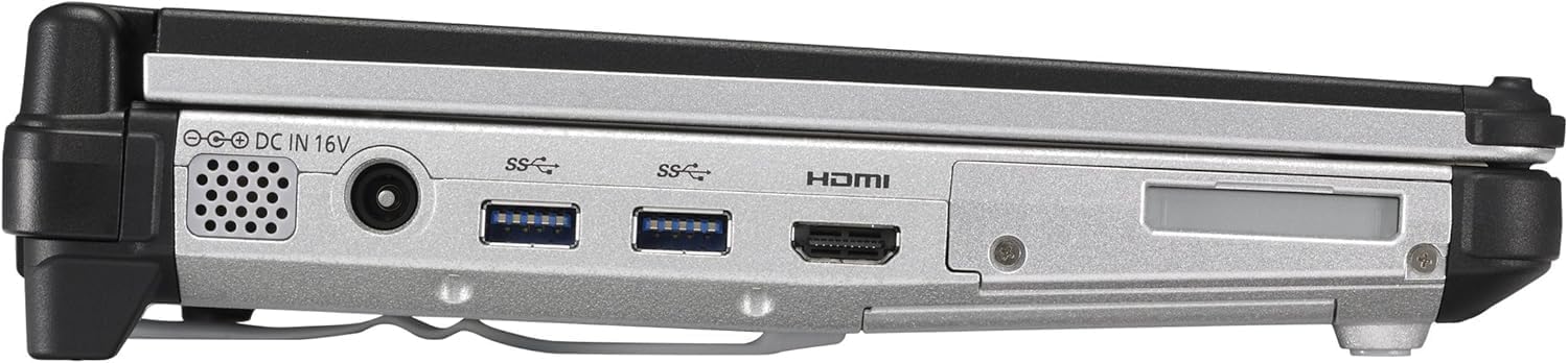 Panasonic Toughbook CF-C2 MK2 Laptop Convertible Tablet, Core i5 up to 2.9GH, 12.5" HD Touchscreen, 8GB, 256GB SSD, 4G LTE, Webcam, Linux Ubuntu OS (Renewed)