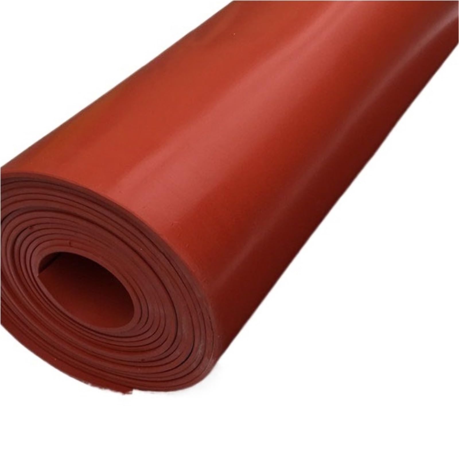 Foglio in gomma siliconica for alte temperature - Antistatico, durevole, smorzatore di vibrazioni, spesso (1 mm, 1,5 mm, 2 mm, 3 mm, 4 mm)(Red,500x500x1.5mm)