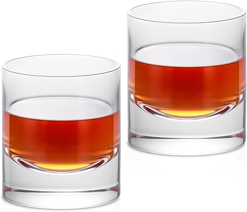Miniatura 16 de KAMMAK Juego de 2 vasos de whisky, 7.05 onzas, vasos Old Fashioned para whisky escocés, cócteles, ron, vodka en bar y regalos de fiesta para