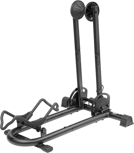 CyclingDeal Estante de estacionamiento de piso para bicicleta, para bicicletas de montaña MTBs 700C o bicicletas de carretera para interiores y