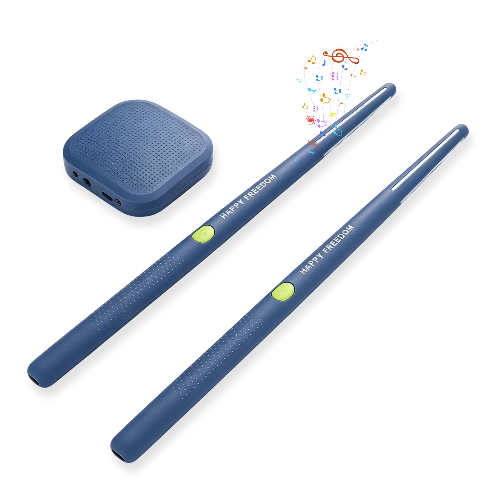 Set di batteria ad aria elettrica 3D, kit di batteria ad aria portatile con rilevamento del movimento Bacchette Bluetooth Bacchette digitali con 8 suoni per adulti e bambini