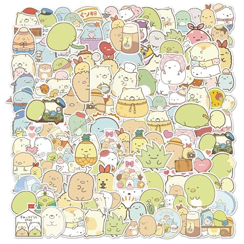 YSJCHEBS 100 Pegatinas De Animales De Dibujos Animados, Pegatinas De Grafiti Creativas, Pegatinas Bonitas, Pegatinas para Niños, Pegatinas Decorativas Impermeables