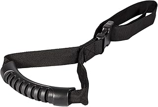 SGHAGH Mango de agarre para bastón de coche, ajustable, mango de seguridad, portátil, soporte para vehículo, mango de nailon, dispositivo de asistencia para movilidad (negro, 2 unidades)