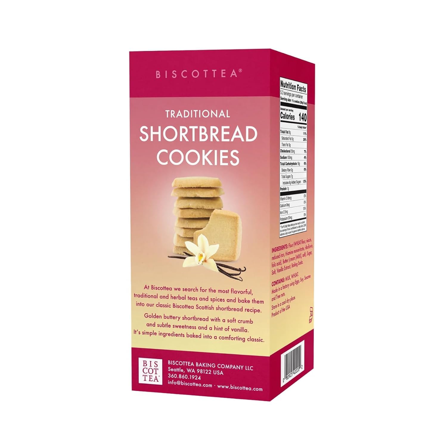 Amazon.com: BISCOTTEA Shortbread Cookies (8 Cookies) (Traditional