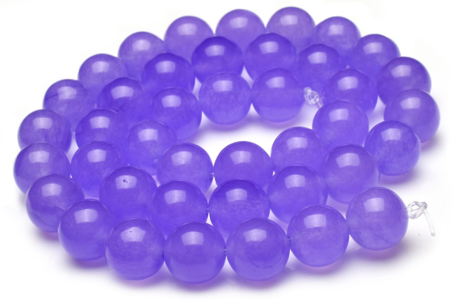 Amazon.co.jp: 【 福縁閣 】ジェード ダークラベンダー 8mm 1連（約