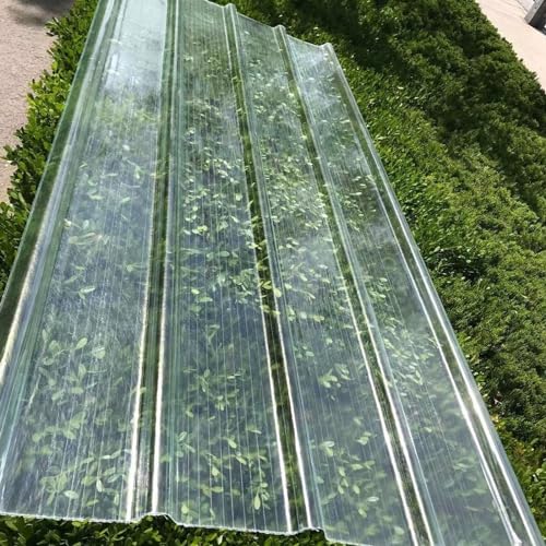 Toit ondulé imperméable et translucide pour pergola et abri de jardin