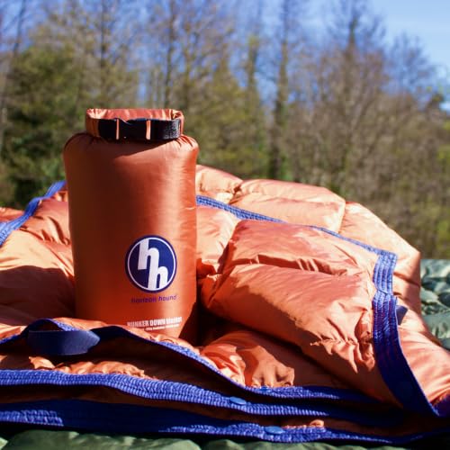 Image of Horizon Hound Puffy Down Camping Blanket - Outdoor Travel Quilt, Orange | Insulated, Lightweight & Warm Gear for Sleep, Camping, Stadium, Hiking & Festivals | Water Resistant, Packable & Compact