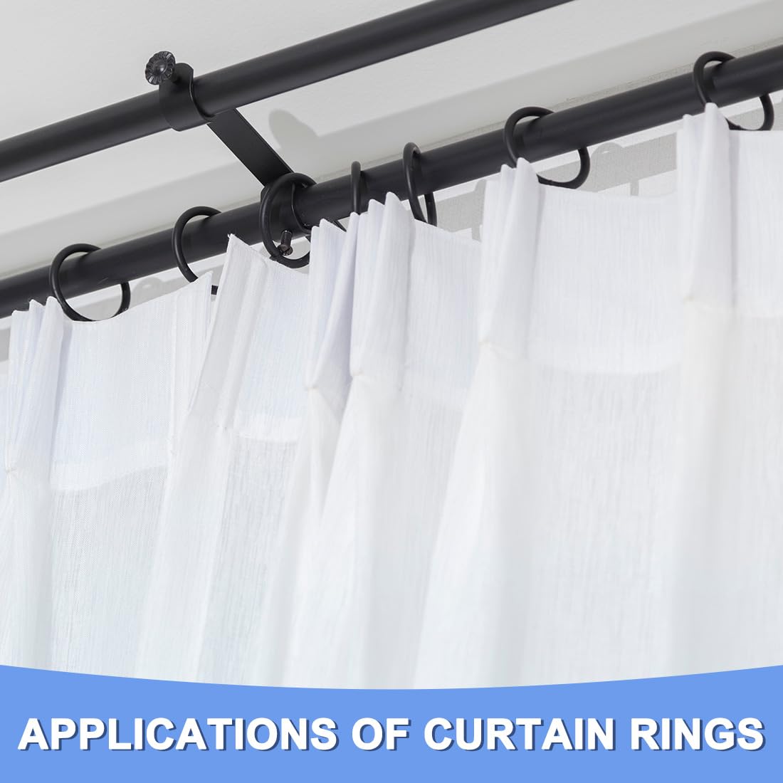 10 x Curtain Track MOUNTING Brackets FITS Swish Harrison Drape White Rails