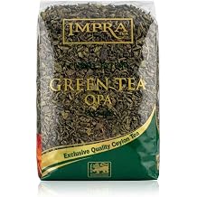Impra Pure Ceylon Green Tea OPA Premium Loose Leaf Green Tea, Large Whole Leaf Orange Pekoe A, Authentic Sri Lankan Green Tea, Non-GMO, No Additives 17.6 Ounce Pack of 1
