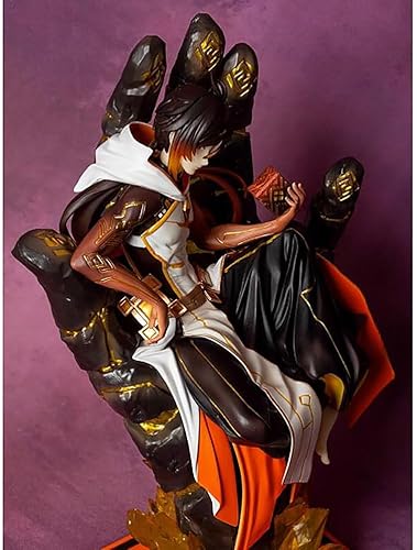 Miniatura 6 de Toshihiko Genshin Impact Zhongli Figura PVC Materiales de protección del medio ambiente adecuados para escritorio de oficina en casa Adornos