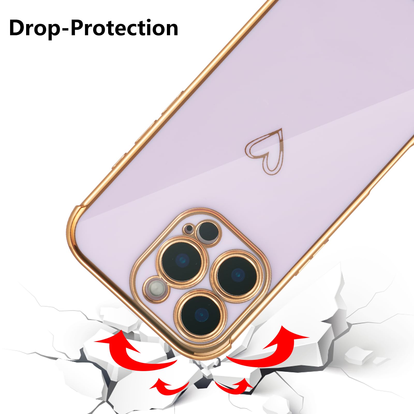 Amazon.co.jp: ZTOFERA iPhone 16 Pro 用 ハートケース iPhone 16 Pro