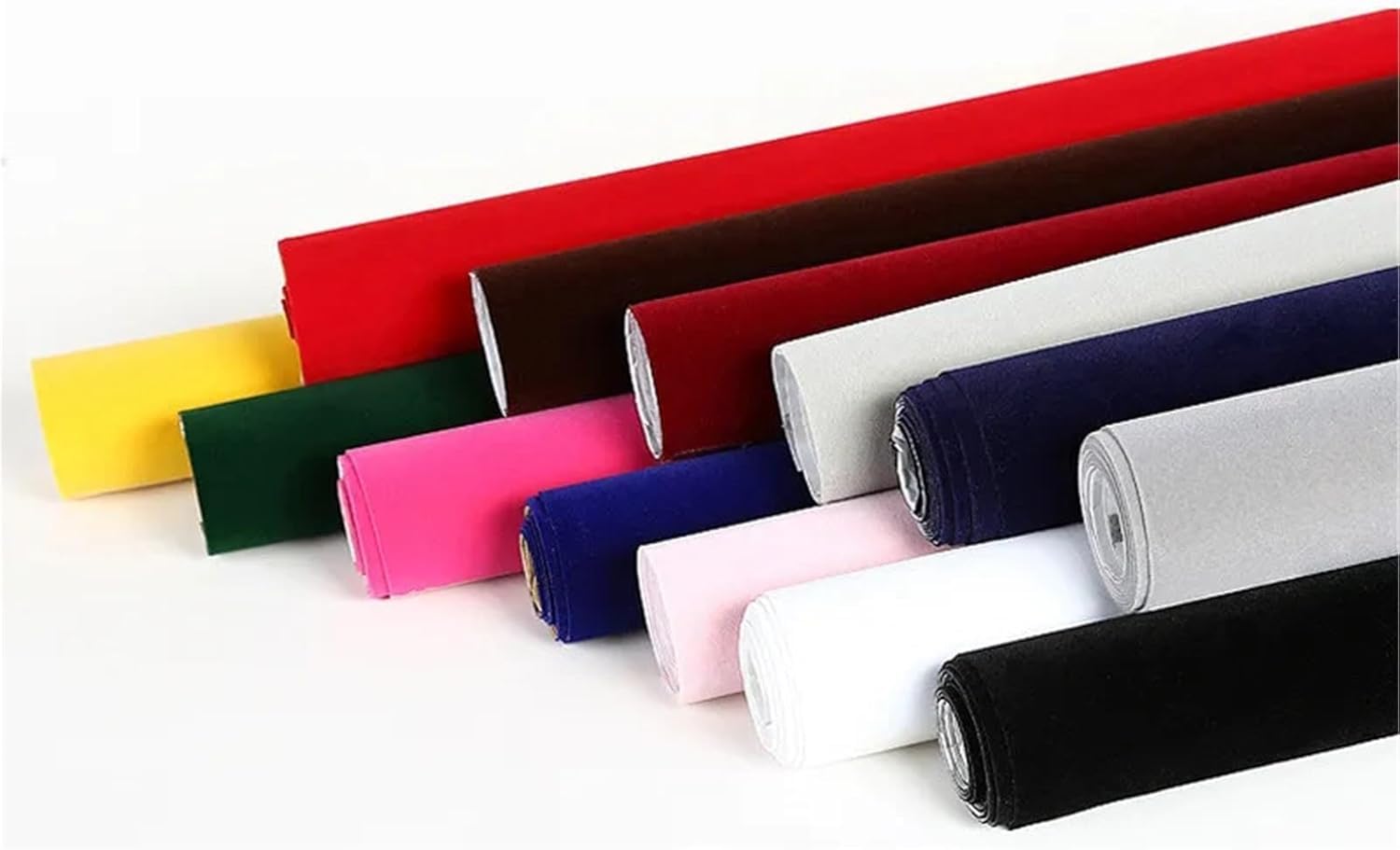 Zamszowa tkanina na podsufitkę, Tkanina na podsufitkę samochodową DIY Samoprzylepny flokowany aksamit 45 cm x (1-10) m(03,45cm x 3m)