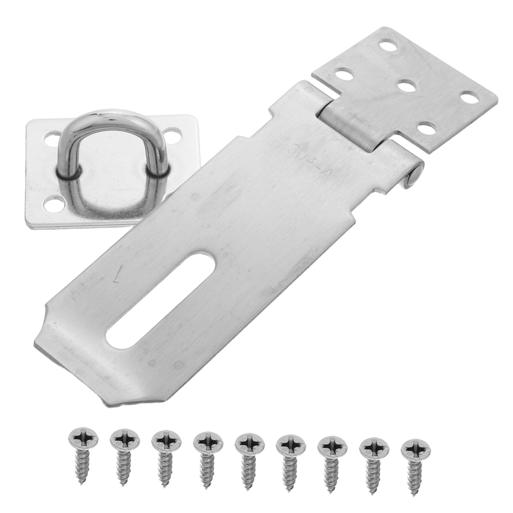 Veemoon Security Door Lock Latch Shed Security Hasp Stainless Steel Latch Lock Padlock Door Lock Password Hasp Locks