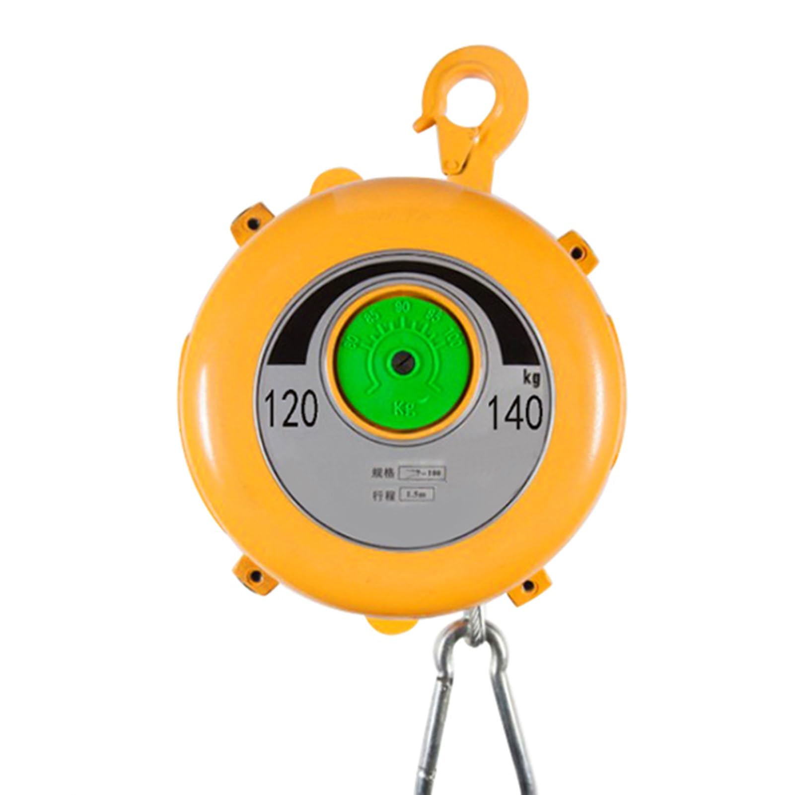 WEKONUMEX Retractable Spring Balancer, Spring Balancer Retractor Alloy Steel Multiple Load Ranges Industrial Tool Support(120-140kg)