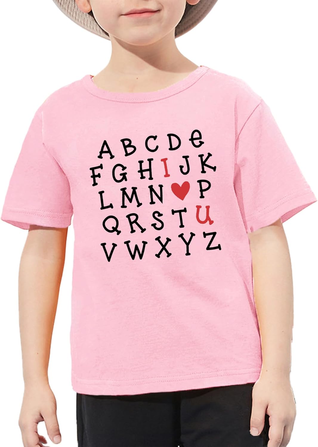 Toddler Valentines Day Shirt for Boys Girls: Valentine Heart Graphic Tshirts Kids Valentine's Day Outfit Love Heart Tee - Image 3