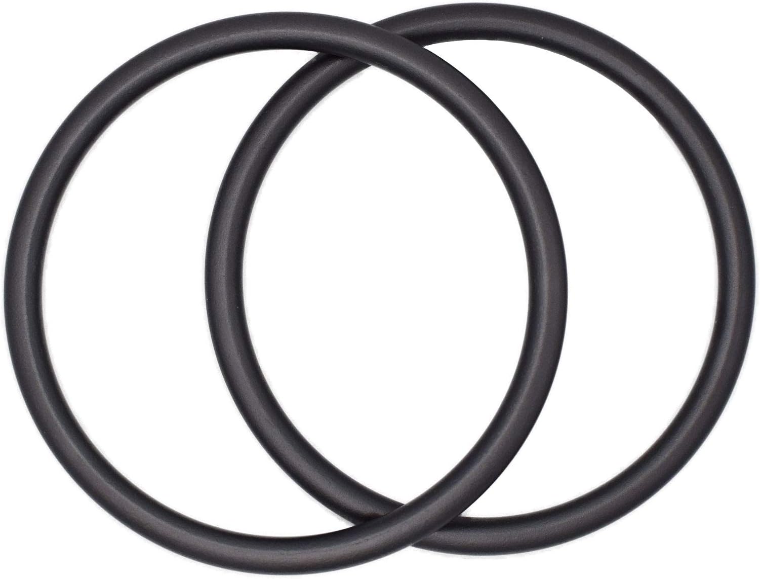 UNISOAR 1 Pair 3" Large Size Safe and Tested Aluminium Baby Sling Rings for Baby Carriers & Slings (Grey)